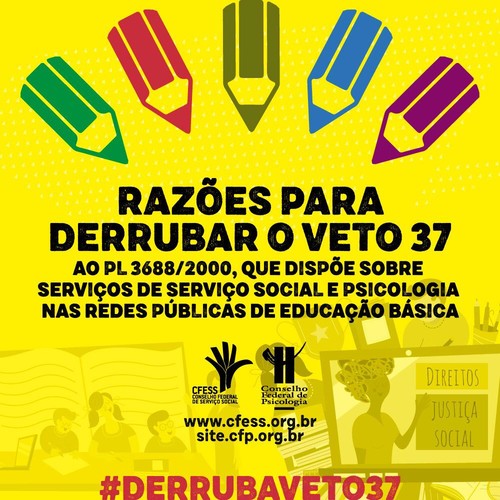 Conheça as razões para derrubada do veto ao PL que prevê Psicologia e Serviço Social na rede pública de ensino