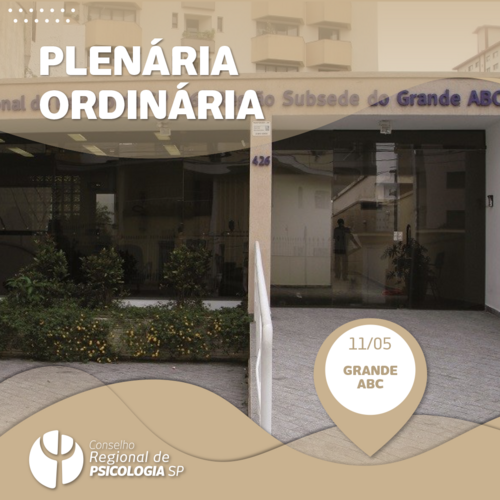 Subsede Grande ABC recebe 2375ª plenária ordinária do CRP SP