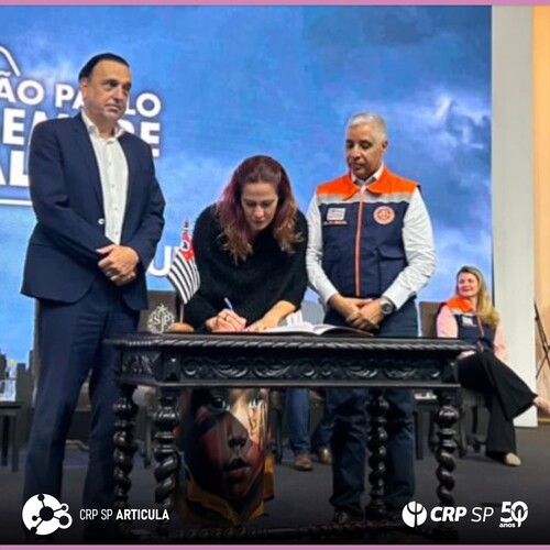 #CRPArticula - CRP SP firma protocolo de cooperação com Governo do Estado de São Paulo no lançamento da campanha “SP Sempre Alerta - Operação Chuvas 2024/2025”